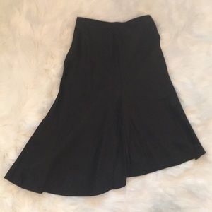 EUC 100% Silk Asymmetrical Skirt